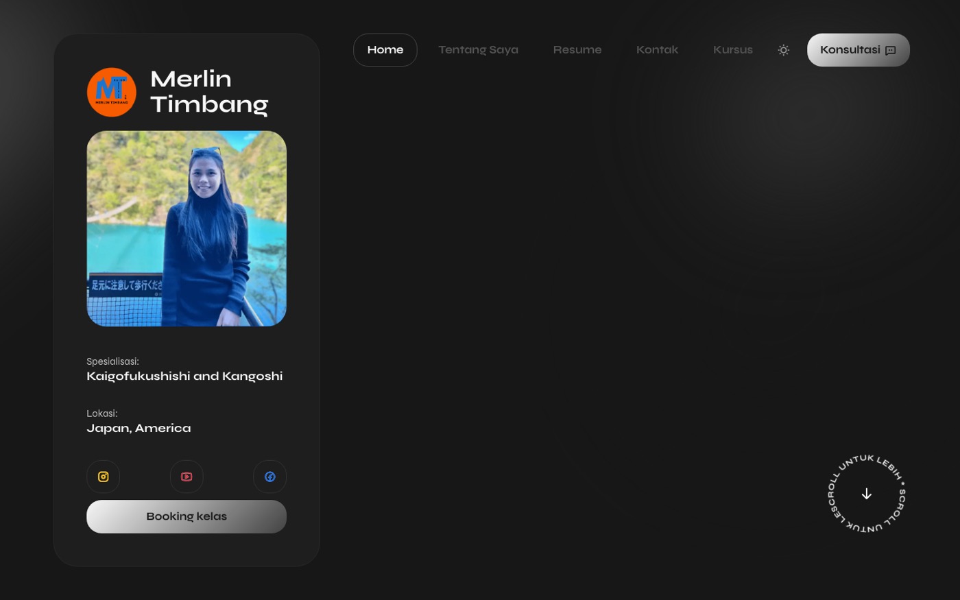 Merlin Timbang — Website